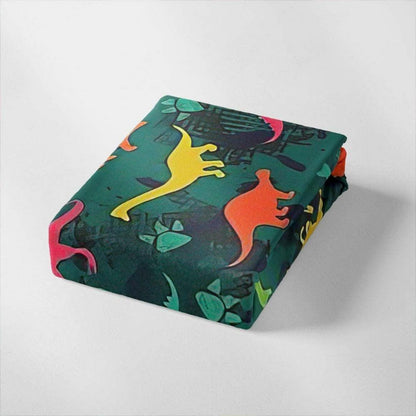 Cartoon Dino Bettwäsche Set 155x220cm – Kuscheliger Kinderbettdruck