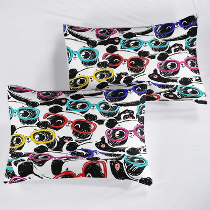 Panda Bettwäsche Set 200x200 cm – Niedliches Tier Motiv für Kinder
