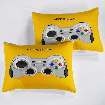 Gamer Bettwäsche Set 200x200cm – Gamepad Bettbezug für Kinder & Teenager