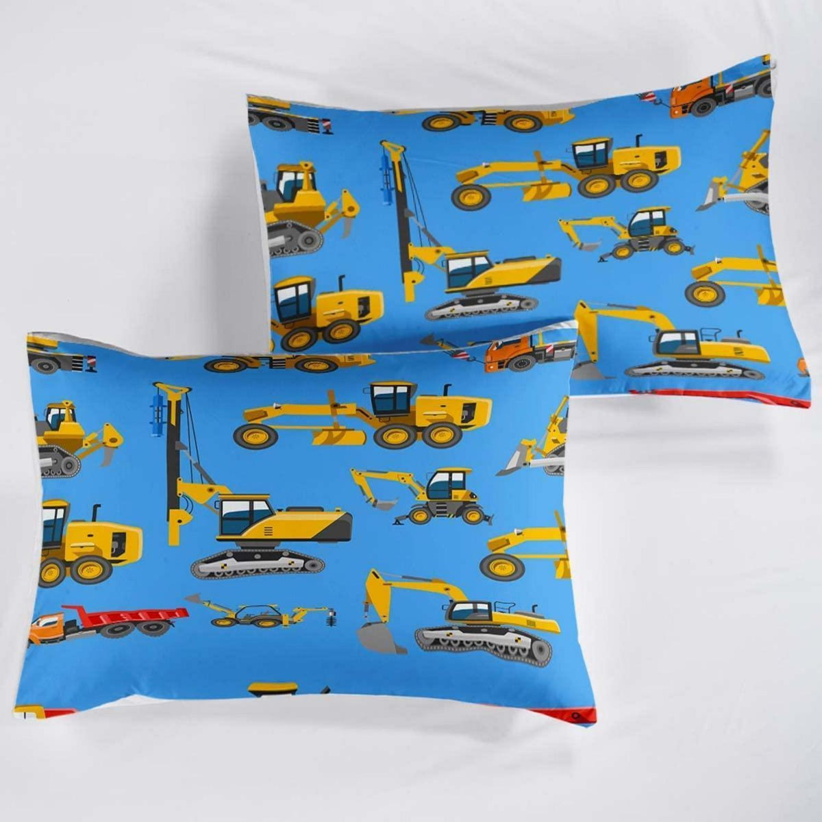 Blaues Bettwäsche-Set 220x240cm mit 2 Kissenbezügen 80x80cm
