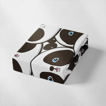 Panda Bettwäsche Set 200x200 cm – Niedliches Tier Motiv für Kinder