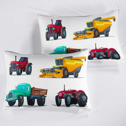 Grünes Bettwäsche-Set 155x220cm mit Kissenbezug 80x80cm