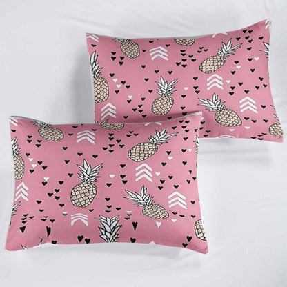 Ananas Bettwäsche Set 155x220cm – Tropisch & Ultraweich