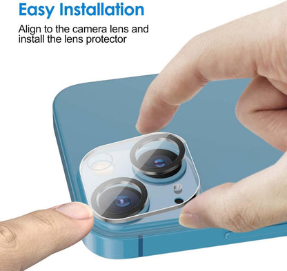Kameraschutz für iPhone 13 & 13 mini, 9H Glas, HD Klar, Anti-Kratzer, 3 Stück