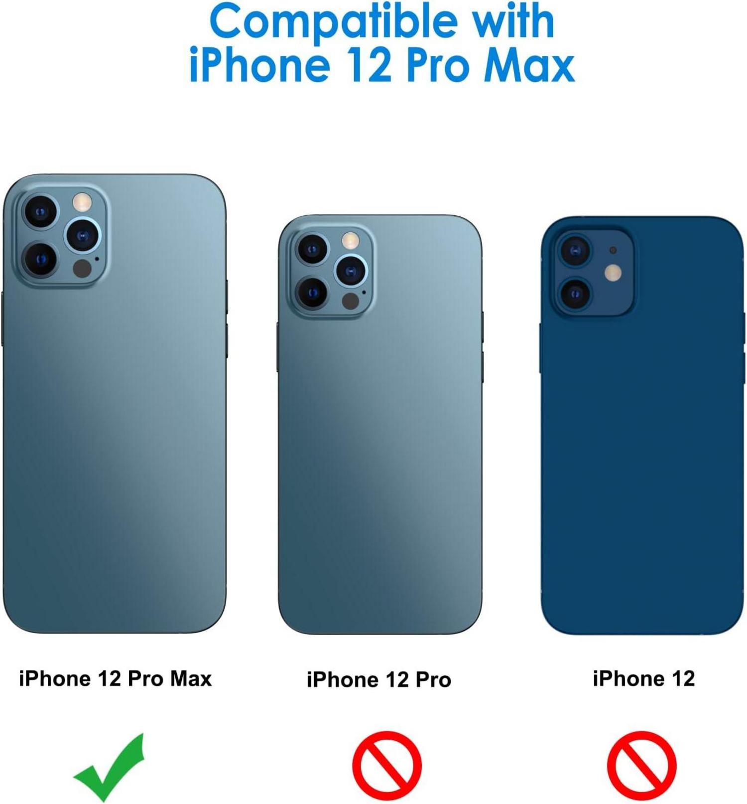 Kameraschutz iPhone 12 Pro Max 6,7 Zoll 9H Glas 3er Set