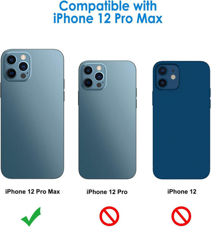 Kameraschutz iPhone 12 Pro Max 6,7 Zoll 9H Glas 3er Set