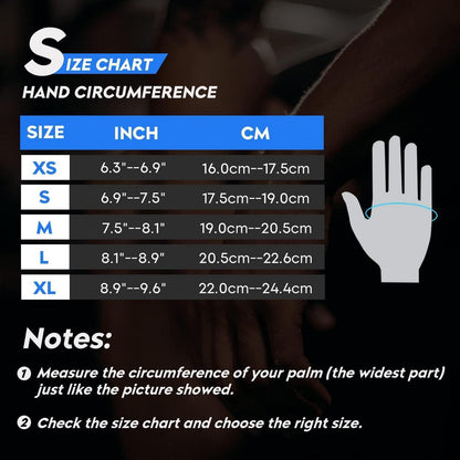 Fitness Handschuhe Trainings Crossfit Bodybuilding Blau XL