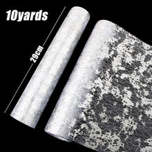 Tischläufer Silber Glänzend 29cm x 9m Polyester für Hochzeit