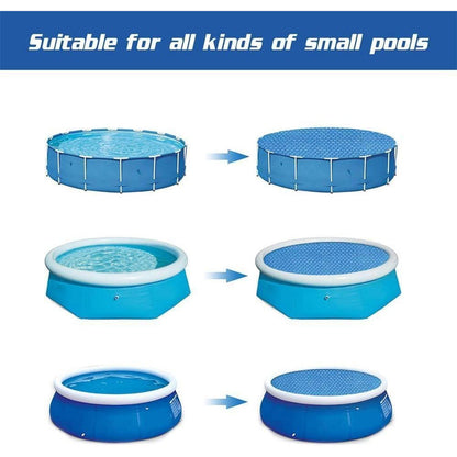 Pool Abdeckplane 183cm – Solar & Thermoplane für Rechteck/Rund