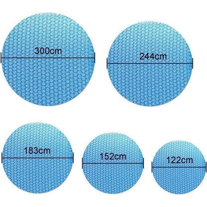 Pool Abdeckplane 183cm – Solar & Thermoplane für Rechteck/Rund