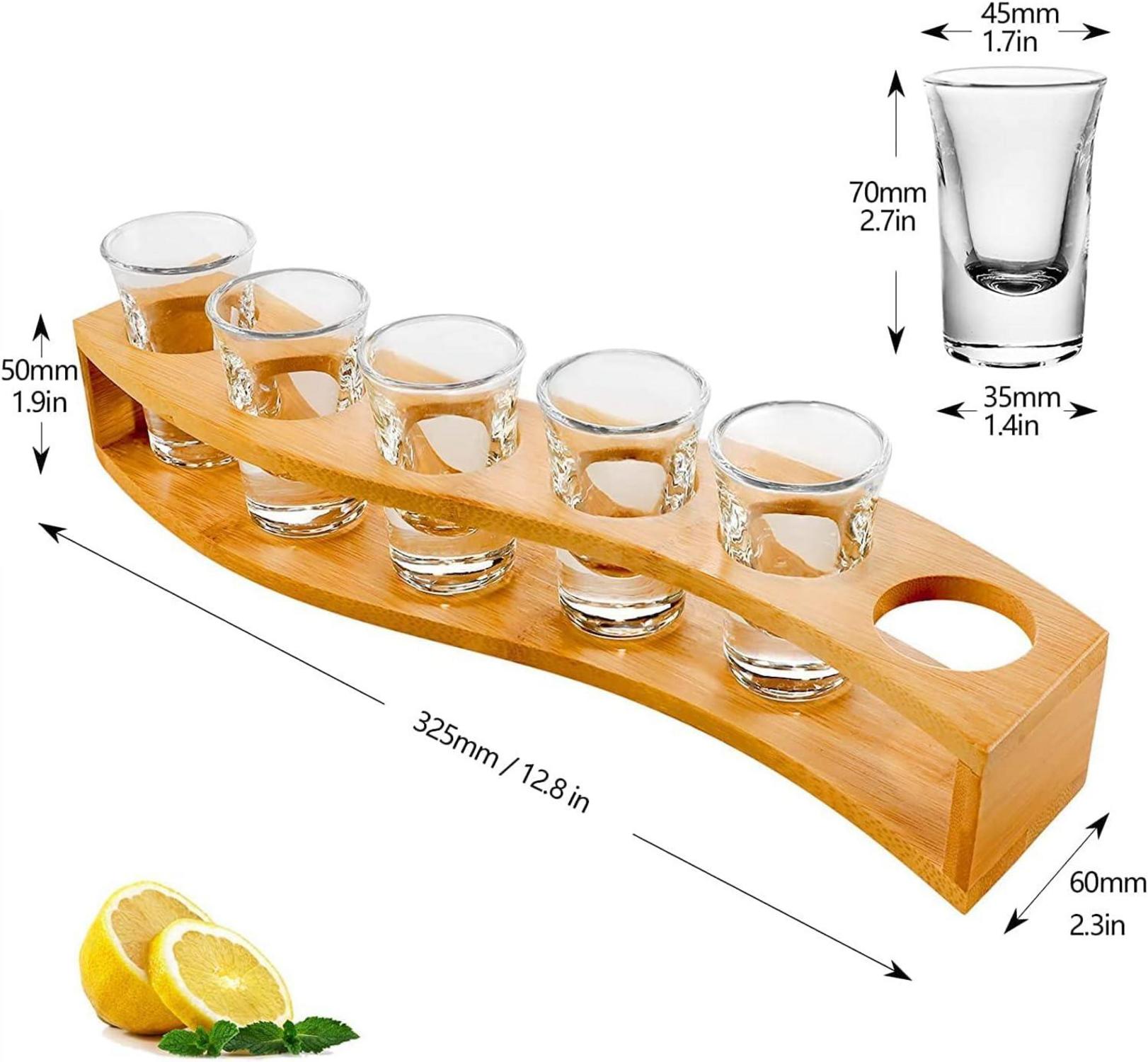 Schnapsgläser-Set 30ml 6 Stück Likörshot Tequila Whisky Bar Party