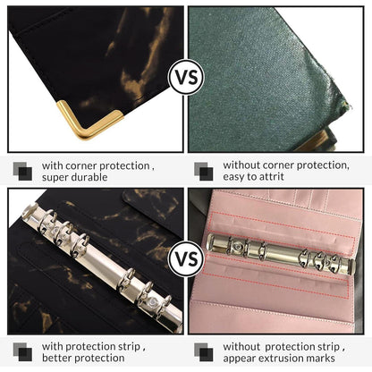 KONVINIT A6 Budget Binder Set mit Geldumschlägen und