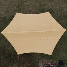 Großes Camping Tarp Zelt 4,5x4,5m Ultraleicht Wasserdicht