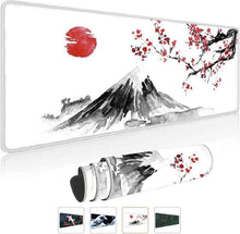 Weiß Japan Gaming Mauspad XXL 800x300mm Sakura Fuji Sonne Berg