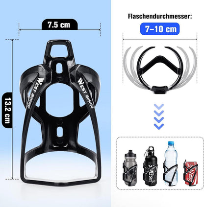 Fahrrad Flaschenhalter Trinkflaschenhalter leicht stabil