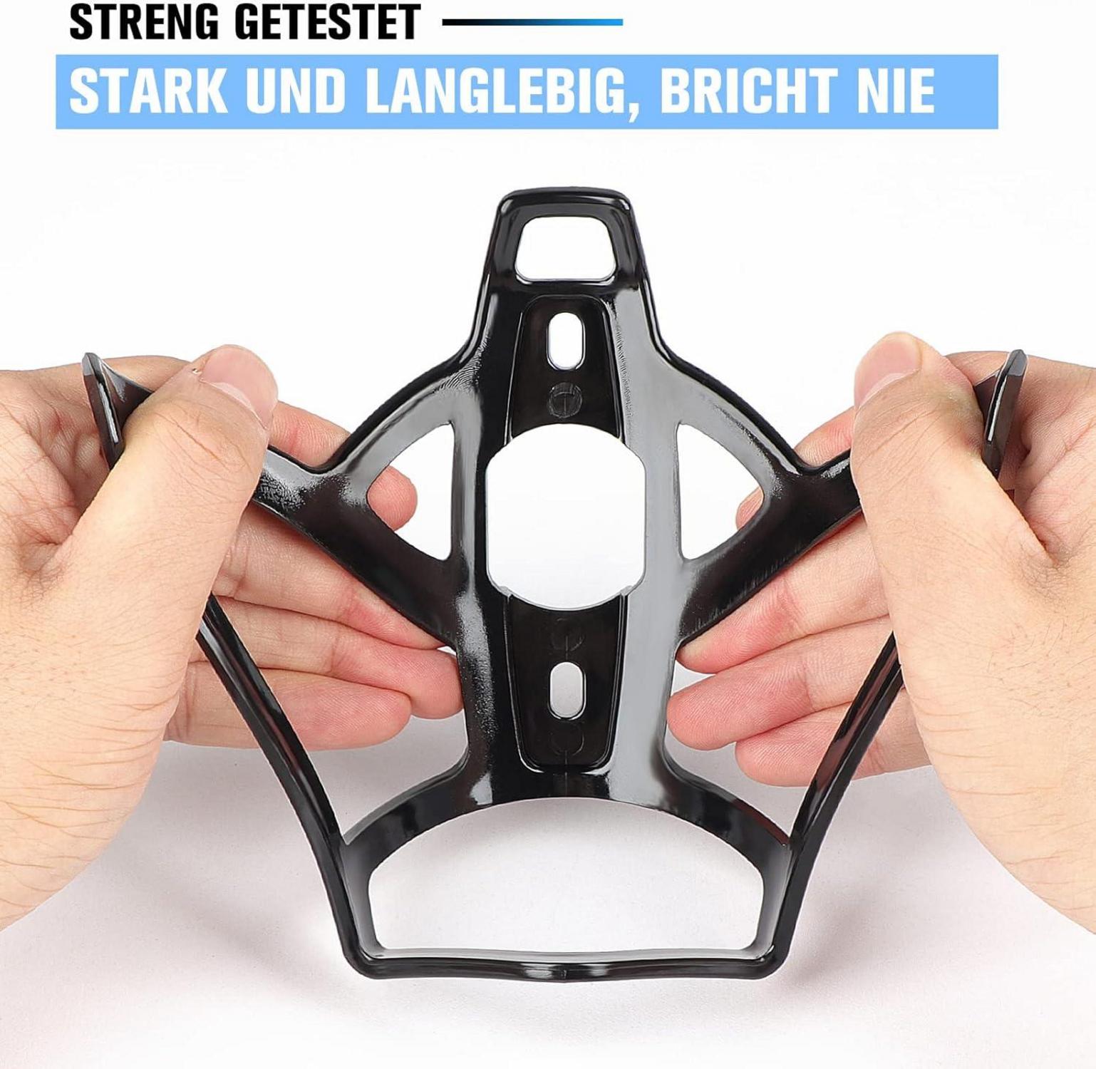 Fahrrad Flaschenhalter Getränkehalter Trinkflaschenhalter Schwarz Leicht Robust