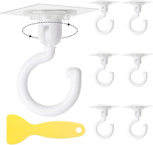 Selbstklebende Haken Set 6 Stücke 360° Drehbar Transparent Wasserdicht