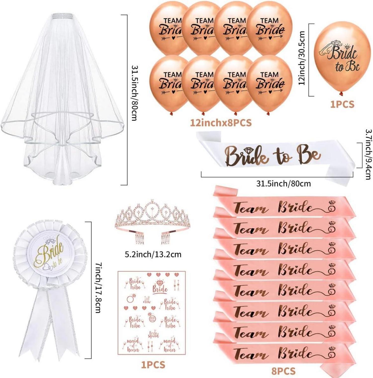 iZoeL Team Bride JGA Deko