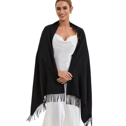 Pashmina Schal Damen, weicher Wickel für Abendkleider & mehr