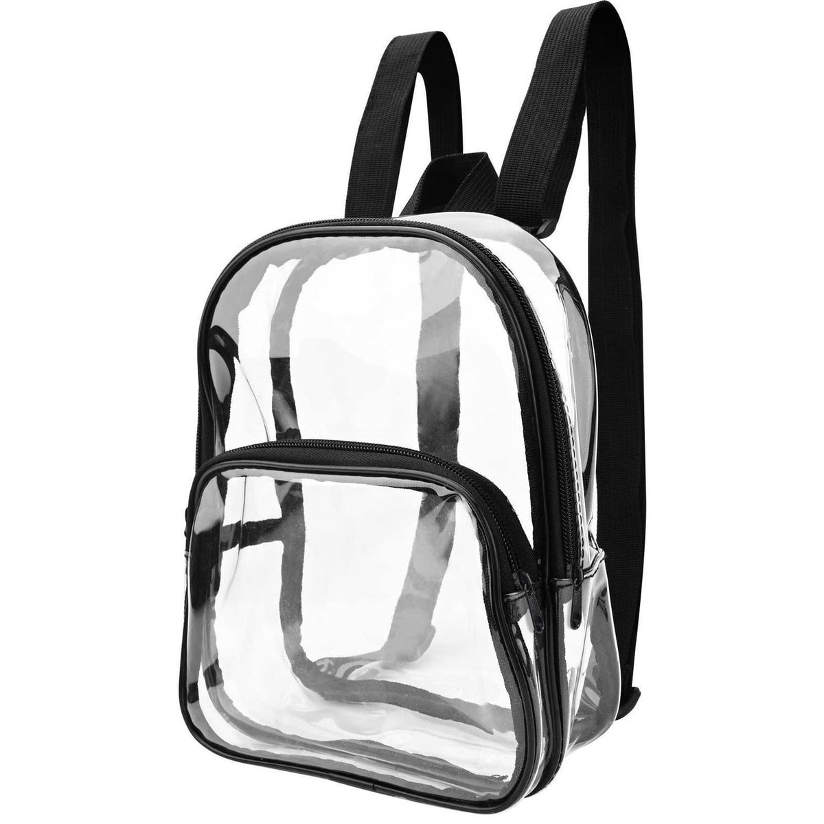 Transparenter Mini Rucksack – Wasserdicht & Vielseitig Schwarz