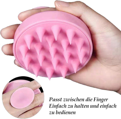 Kopfhaut Massagebürste Silikon Scalp Massager Reise Haarwachstum
