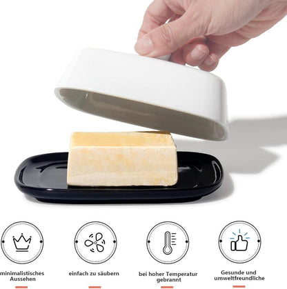 Butterdose Keramik Hochwertige Butterglocke 250g