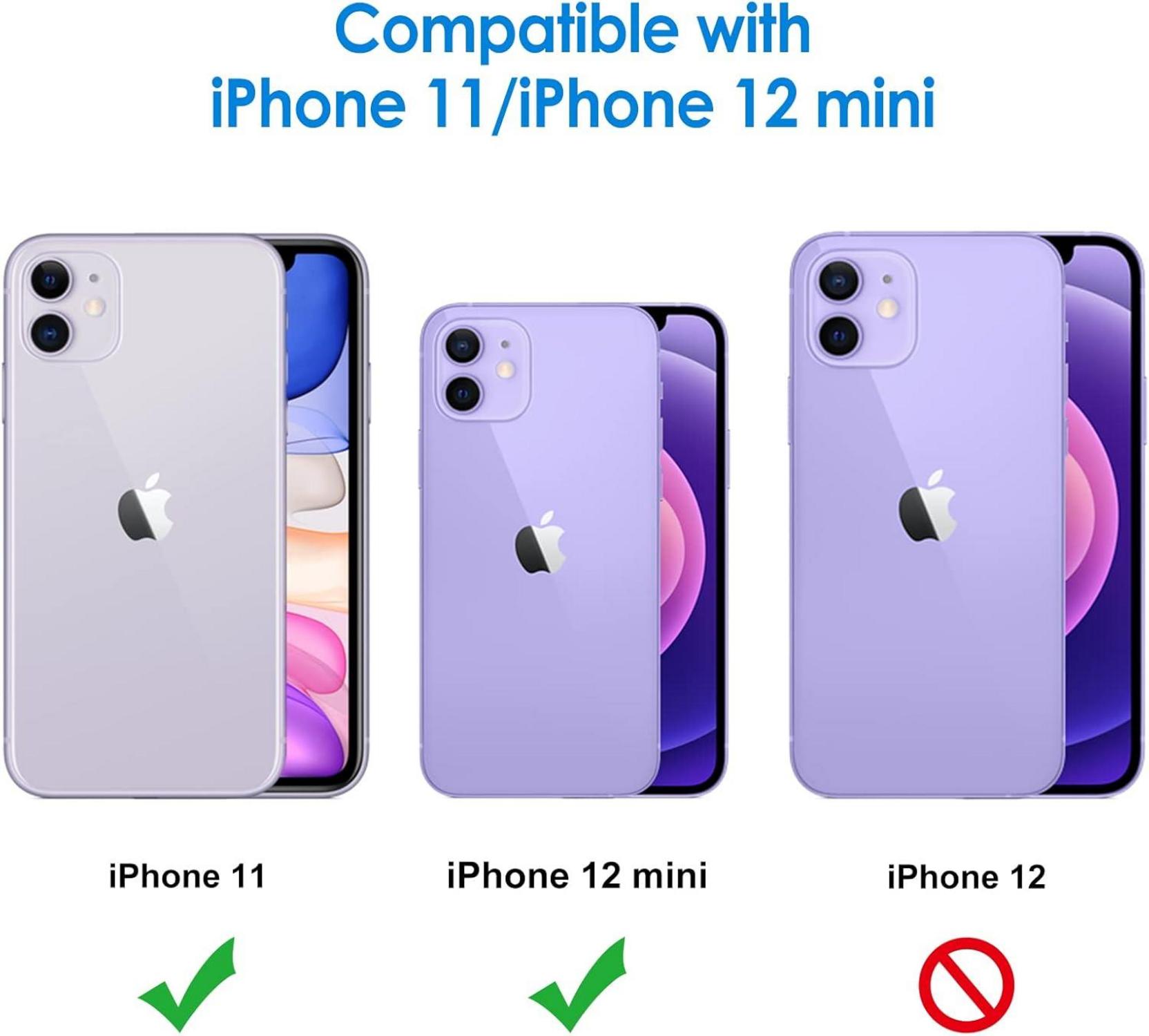Kameraschutz für iPhone 11 12 mini, 3er Pack 9H Gehärtetes