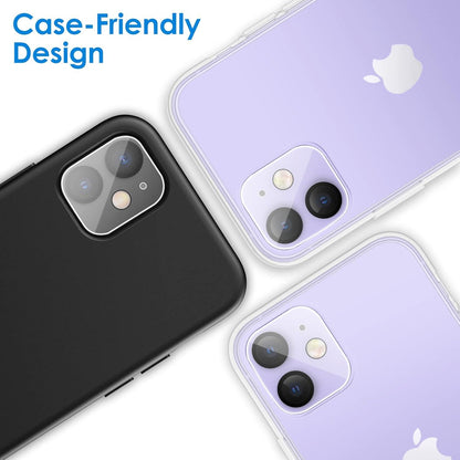 Kameraschutz für iPhone 11 6.1 Zoll & iPhone 12 mini 5.4 Zoll, 9H Gehärtetes