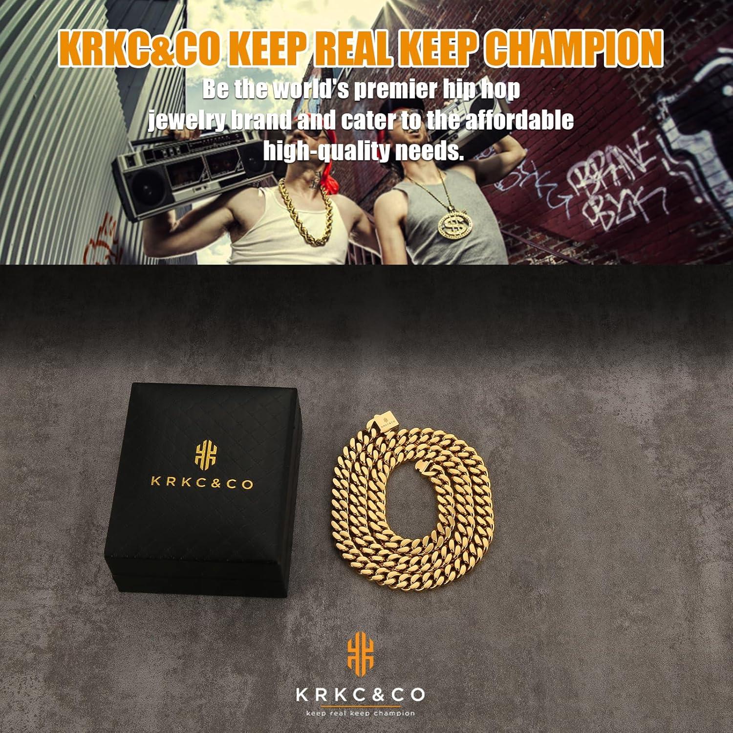 Panzerkette Herren 18K Gold Cuban Link Chain 61cm 8mm Gold@endsection