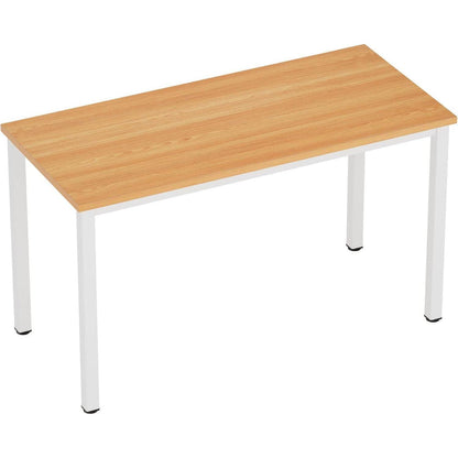 Kleiner Computertisch 80x40 cm Teak Weiß, Home