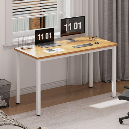 Computertisch Schreibtisch Home Office PC-Tisch Teak