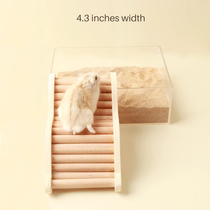 Hamster Kletterleiter Holz Kletterspielzeug Brücke 20 cm Schlangenmuster