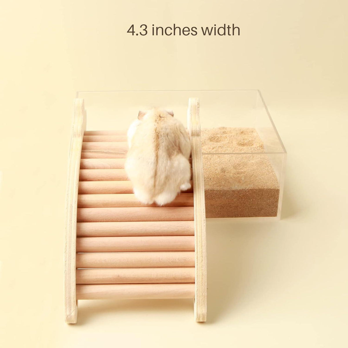 Hamster Kletterleiter Holz Brücke Spielzeug Dekoration Hamster Rennmäuse