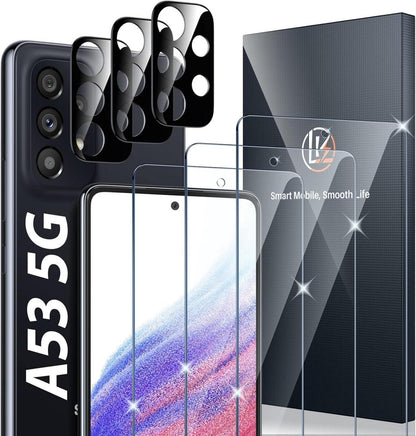 3er Set Samsung Galaxy A53 Schutzfolie 9H