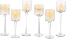 Teelichthalter Glas Kerzenständer Hohe Kerzenhalter Stumpenkerzen