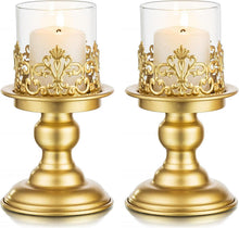 Moderne Goldene Kerzenständer Set für Tischdeko Wohnzimmer Weihnachten