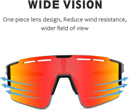 Polarisierte Fahrradbrille UV400, 3