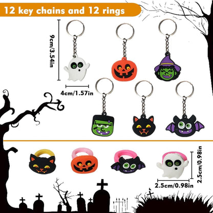 Halloween Mitgebsel Set für Kinder, 92-teilig