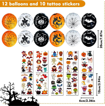 BARVERE Halloween Mitgebsel Kinder 92 Stück Partyspielzeug Kürbis Radiergummi