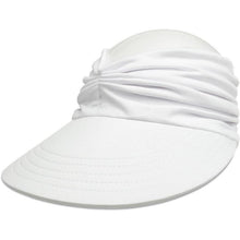 Damen Sonnenhut Visor - UV-Schutz für Strand & Sport, Weiß