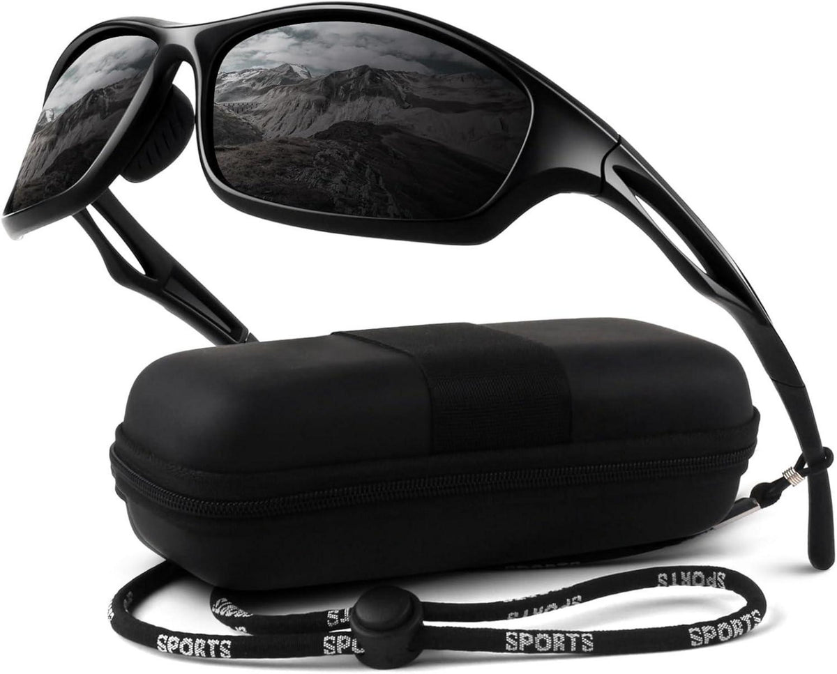 Polarisierte Sport-Sonnenbrille mit TR90-Rahmen UV400 Cat 3 CE