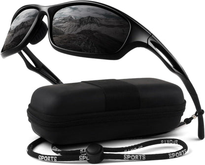 Polarisierte Sport-Sonnenbrille mit TR90-Rahmen UV400 Cat 3 CE