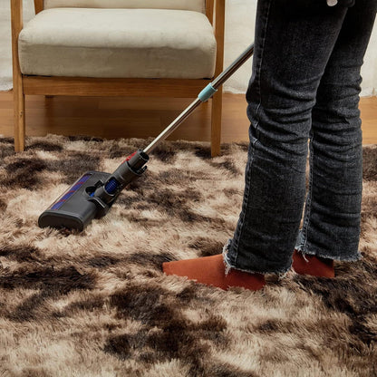 Weicher Hochflor Shaggy Teppich 120x160 cm Braun