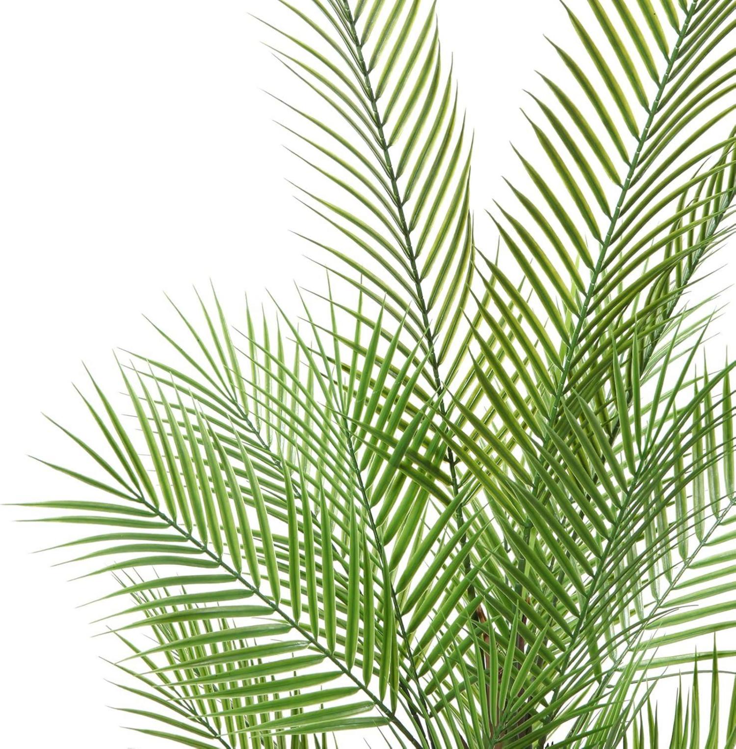 Künstliche Areca Palme 120cm im Topf - 2er Pack