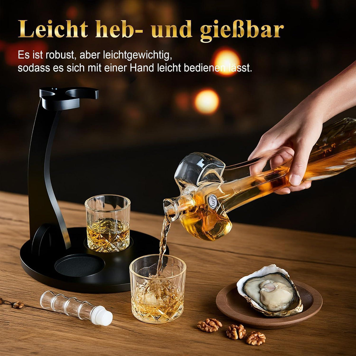Heroisches Schwert Whisky Karaffe Set mit Gläsern & Tablett