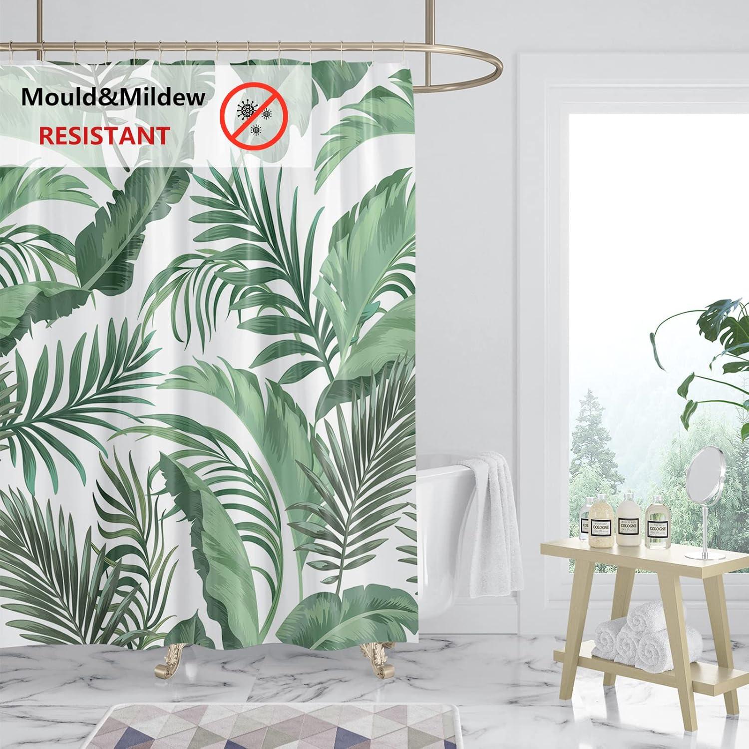 Duschvorhang 120x180 Anti-Schimmel Shower Curtains grüne