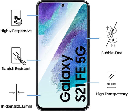 Panzer Glas Displayschutz Samsung Galaxy S21 FE 5G 3er-Pack