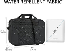 Laptoptasche 17 Zoll Damen Tablet Aktentasche Schwarz