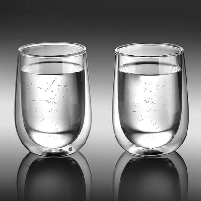 Doppelwandige Gläser Set 350ml Borosilikatglas Kaffeetassen 4er - Kaufland