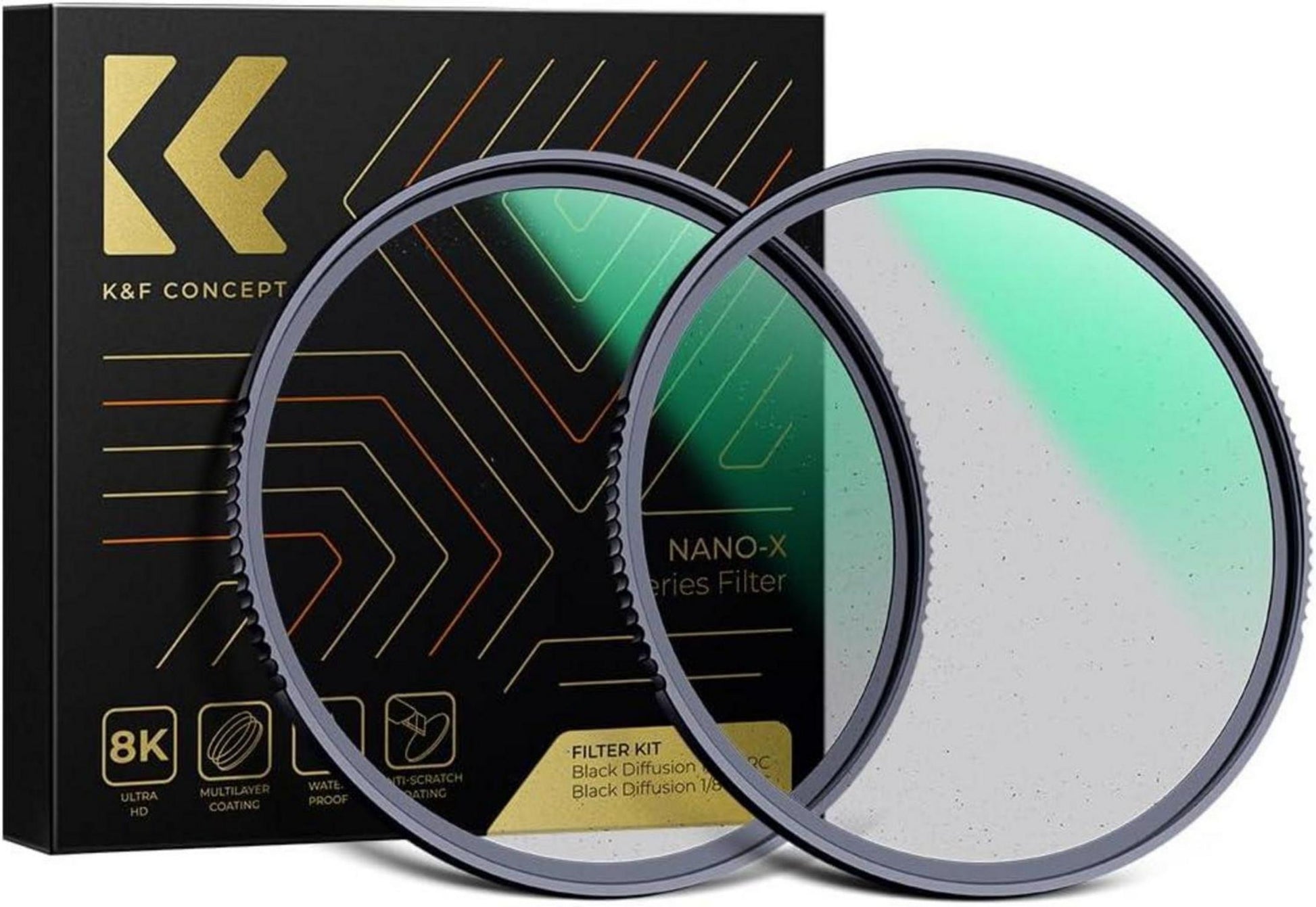 82mm Black Diffusion Effektfilter Set mit Nano-X Serie